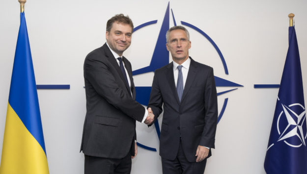 Meetings of the NATO Defence Ministers at NATO Headquarters in Brussels – Bilateral Meeting between NATO Secretary General and the Minister of Defence of Ukraine